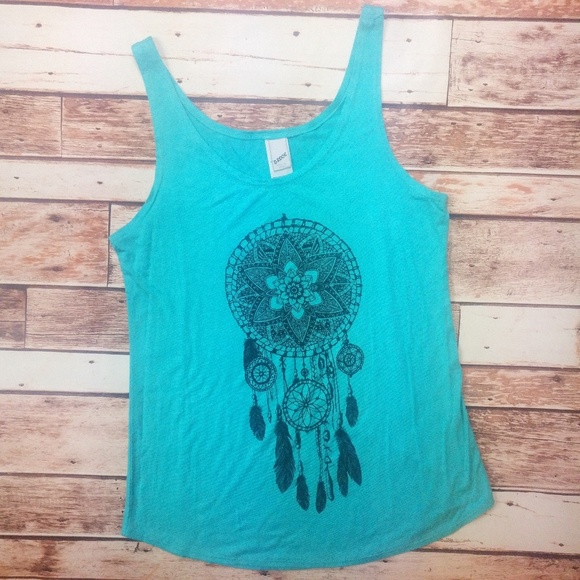 Do You Have A Dream? tank top (teal) - Picture 2 of 7